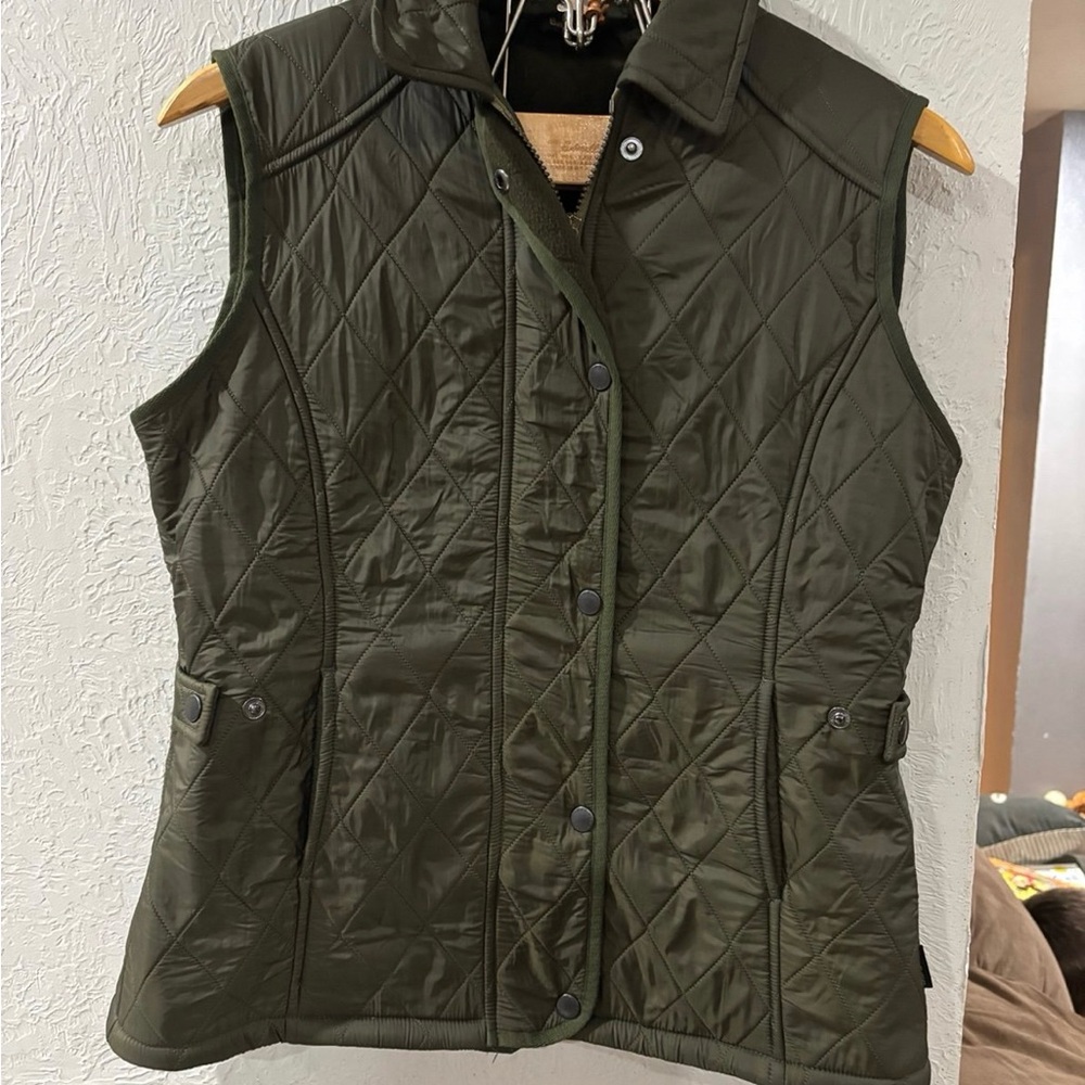 Barbour Cavalry Gilet Olive Green Vest